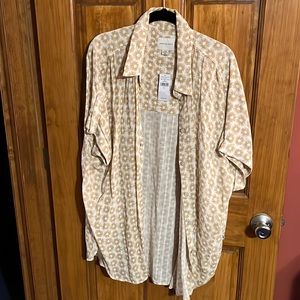 Boyfriend floral shirt